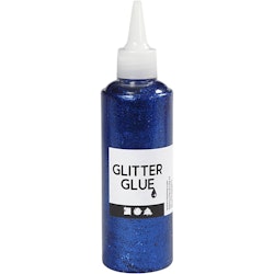 Glitterlim, mörkblå, 118 ml/ 1 flaska