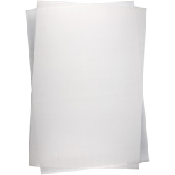 Krympplast, 20x30 cm, tjocklek 0,3 mm, Blank transparent, 10 ark/ 1 förp.