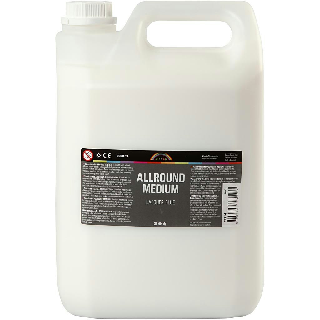 Allround medium limlack, 5000 ml/ 1 flaska