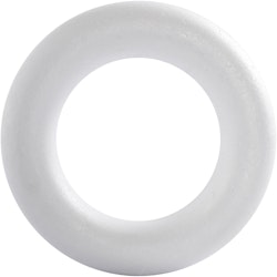 Ring, stl. 21,5 cm, tjocklek 45 mm, vit, 1 st.