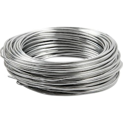 Aluminiumtråd, rund, tjocklek 3 mm, silver, 29 m/ 1 rl.