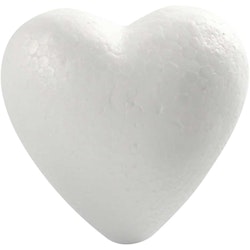 Hjärtan, H: 8 cm, vit, 50 st./ 1 förp.