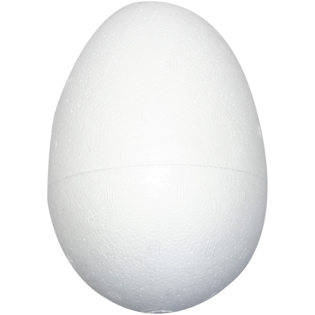 Ägg, H: 12 cm, vit, 25 st./ 1 förp.