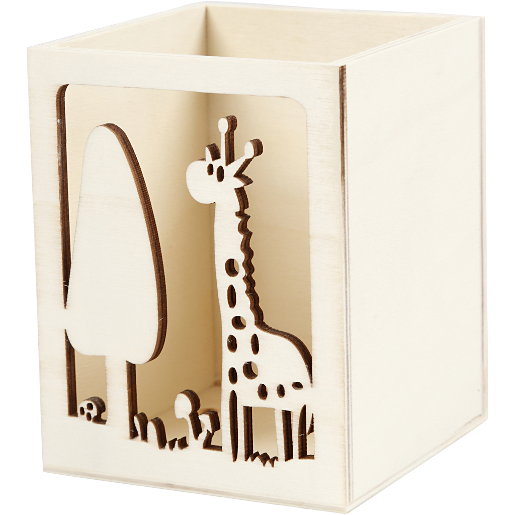 Pennställ, giraff, H: 10 cm, L: 8 cm, 1 st.
