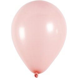 Ballonger, runda, Dia. 23 cm, ljusröd, 10 st./ 1 förp.