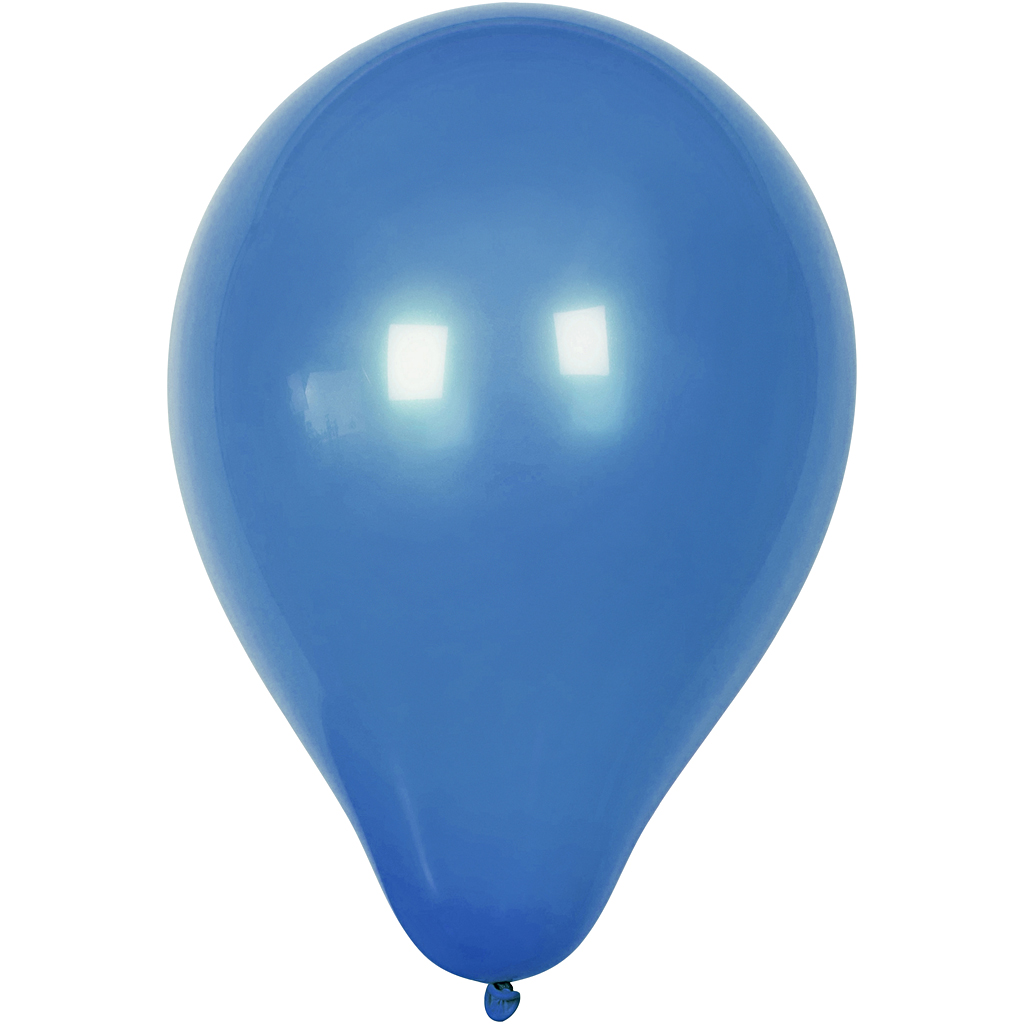 Ballonger, runda, Dia. 23 cm, mörkblå, 10 st./ 1 förp.