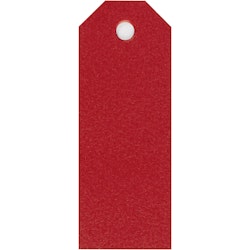 Manillamärken, stl. 3x8 cm, 220 g, röd, 20 st./ 1 förp.