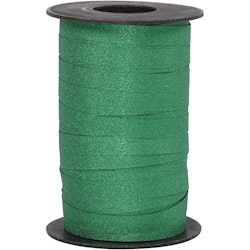 Presentsnören, B: 10 mm, glitter, grön, 100 m/ 1 rl.