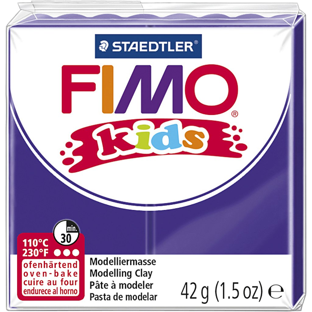 FIMO® Kids Clay, lila, 42 g/ 1 förp.