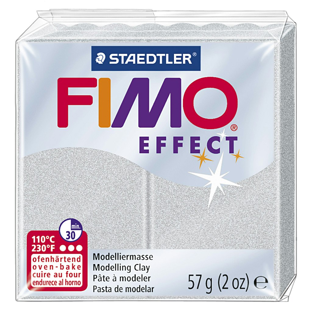 FIMO® Effect , silver, 57 g/ 1 förp.