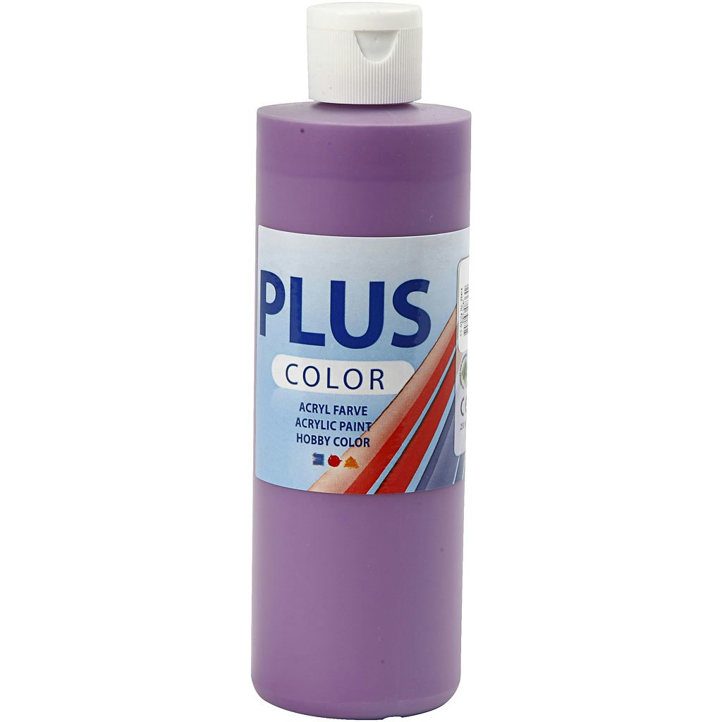 Plus Color hobbyfärg, dark lilac, 250 ml/ 1 flaska