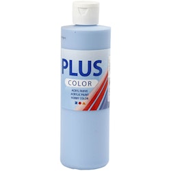 Plus Color hobbyfärg, himmelsblå, 250 ml/ 1 flaska