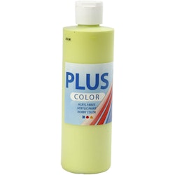 Plus Color hobbyfärg, limegrön, 250 ml/ 1 flaska