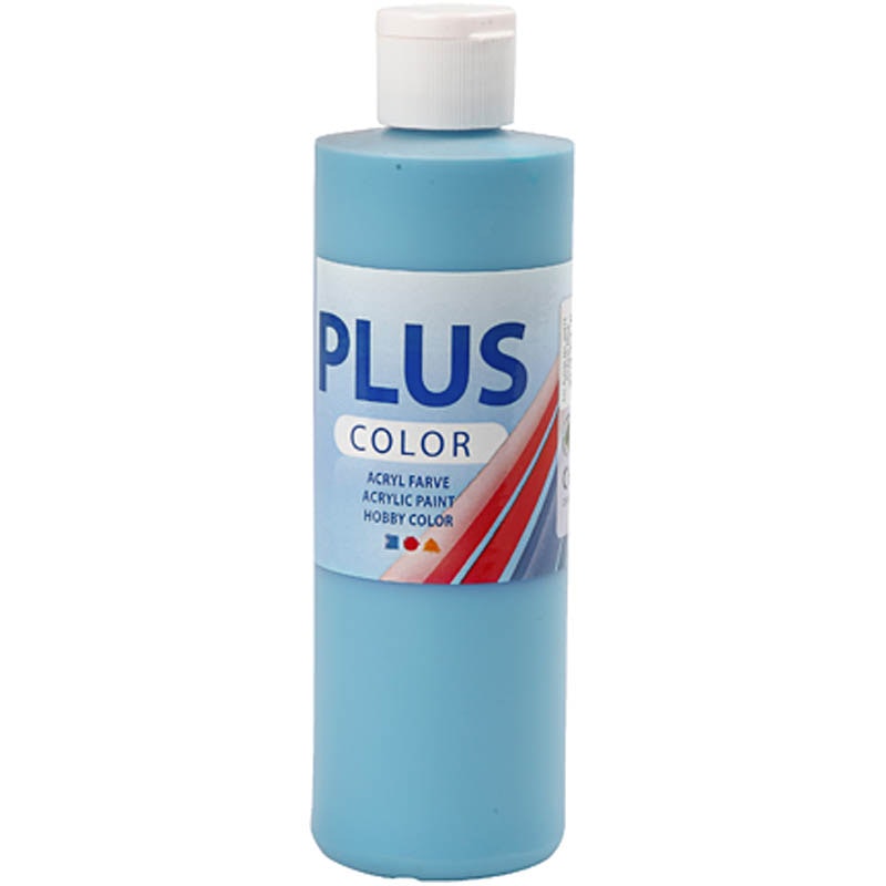 Plus Color hobbyfärg, turkos, 250 ml/ 1 flaska