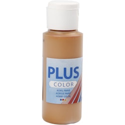 Plus Color hobbyfärg, raw sienna, 60 ml/ 1 flaska