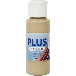 Plus Color hobbyfärg, dark beige, 60 ml/ 1 flaska