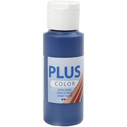 Plus Color hobbyfärg, marinblå, 60 ml/ 1 flaska