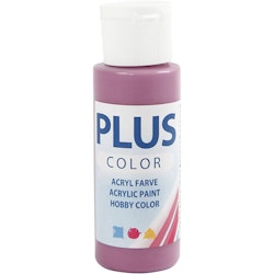 Plus Color hobbyfärg, red plum, 60 ml/ 1 flaska