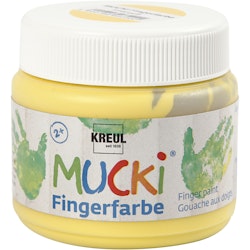 Fingerfärg, gul, 150 ml/ 1 burk