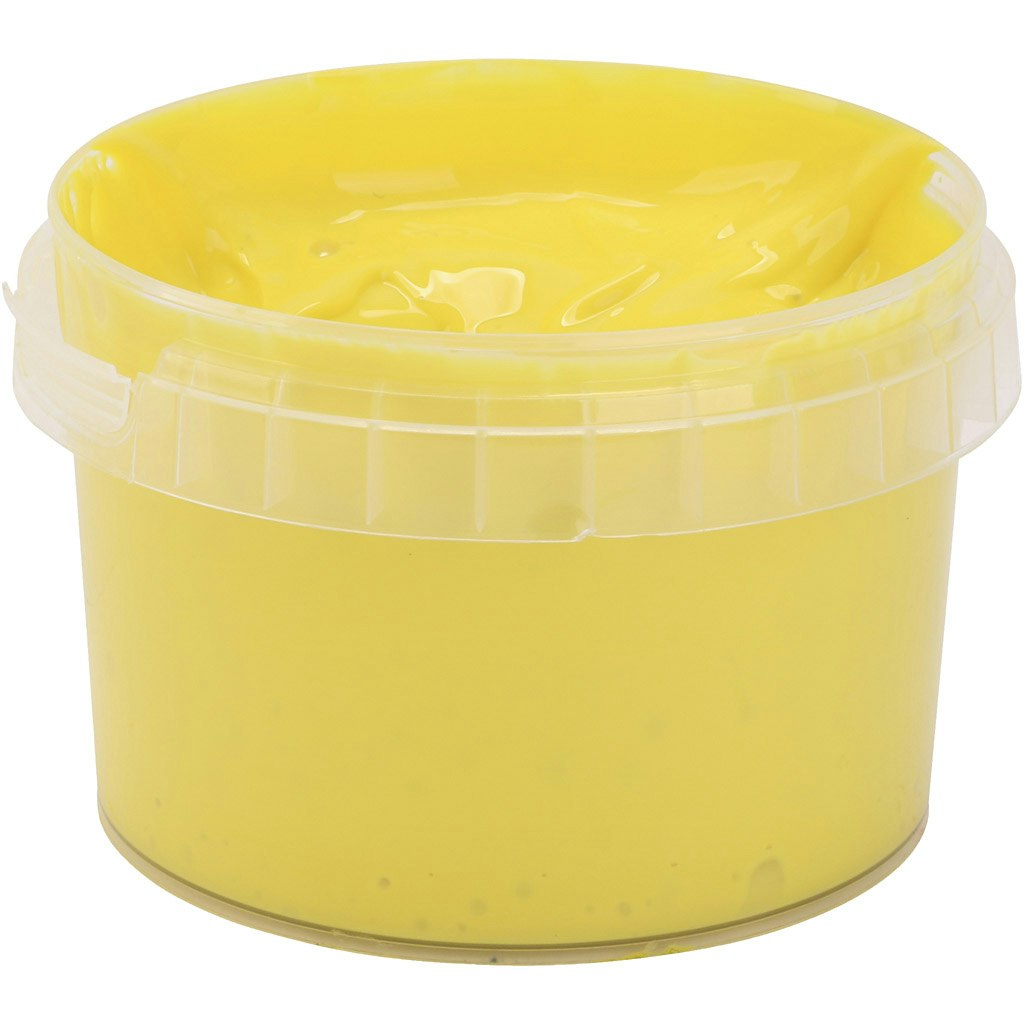 PRIMO fingerfärg, gul, 250 ml/ 1 flaska