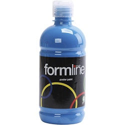 Täckfärg, matt, primärblå, 500 ml/ 1 flaska
