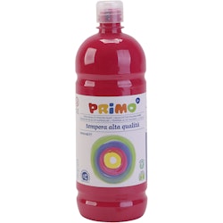 PRIMO skolfärg, matt, primärröd, 1000 ml/ 1 flaska
