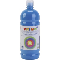 PRIMO skolfärg, matt, primärblå, 1000 ml/ 1 flaska