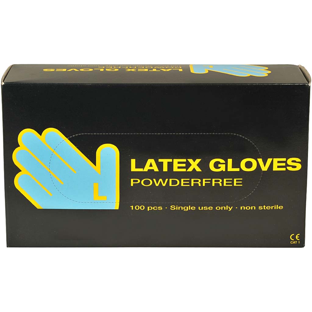 Latex handskar, stl. large , 100 st./ 1 förp.