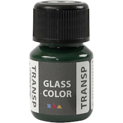 Glasfärg transparent, briljantgrön, 30 ml/ 1 flaska