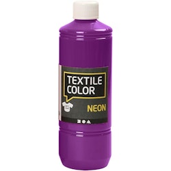 Textile Color textilfärg, neonlila, 500 ml/ 1 flaska