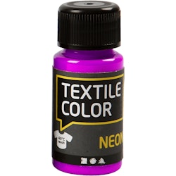 Textile Color textilfärg, neonlila, 50 ml/ 1 flaska