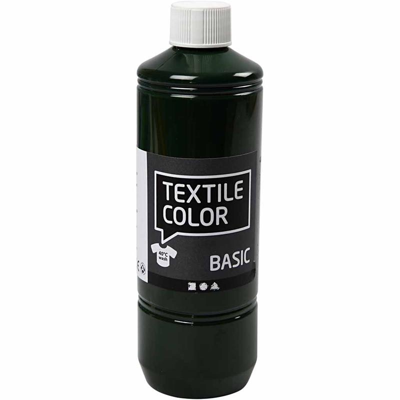 Textile Color textilfärg, olivgrön, 500 ml/ 1 flaska
