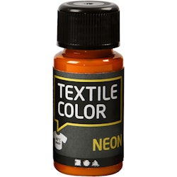 Textile Color textilfärg, neonorange, 50 ml/ 1 flaska