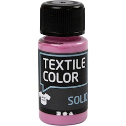 Textile Solid textilfärg, täckande, rosa, 50 ml/ 1 flaska