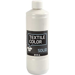 Textile Solid textilfärg, täckande, täckvit, 500 ml/ 1 flaska