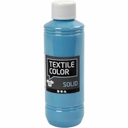 Textile Solid textilfärg, täckande, turkosblå, 250 ml/ 1 flaska