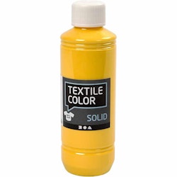Textile Solid textilfärg, täckande, gul, 250 ml/ 1 flaska
