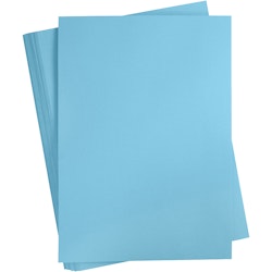 Färgad kartong, A2, 420x600 mm, 180 g, klarblå, 100 ark/ 1 förp.
