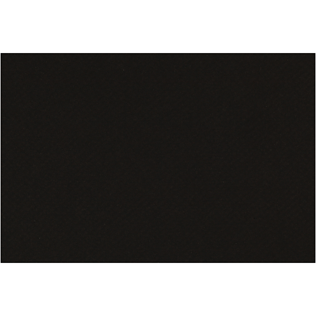 Fransk kartong, A4, 210x297 mm, 160 g, svart, 1 ark