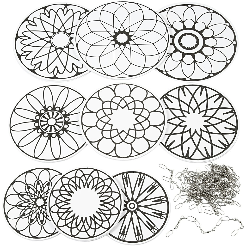 Mobilhängen med tryck, Dia. 12+15+18 cm, 300 g, 20 set/ 1 förp.