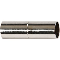 Magnetlås, L: 20 mm, Hålstl. 5 mm, försilvrad, 2 st./ 1 förp.