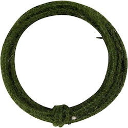Jute Wire, tjocklek 2-4 mm, grön, 3 m/ 1 förp.