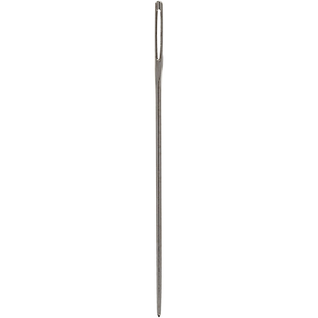 Broderinål, Stl. på nålsögat 6 mm , nr. 24, L: 36 mm, utan spets, 25 st./ 1 förp.