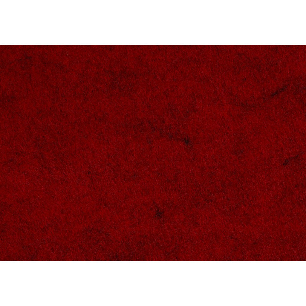 Hobbyfilt, A4, 210x297 mm, tjocklek 1,5-2 mm, Melerad, röd, 10 ark/ 1 förp.