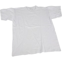 T-shirt, B: 32 cm, stl. 3-4 år, rund hals, vit, 1 st.
