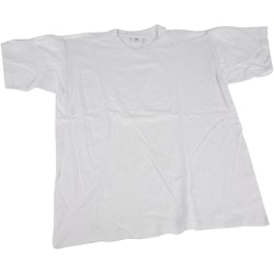 T-shirt, B: 59 cm, stl. X-large , rund hals, vit, 1 st.