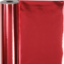 Presentpapper, B: 50 cm, 65 g, röd, 100 m/ 1 rl.