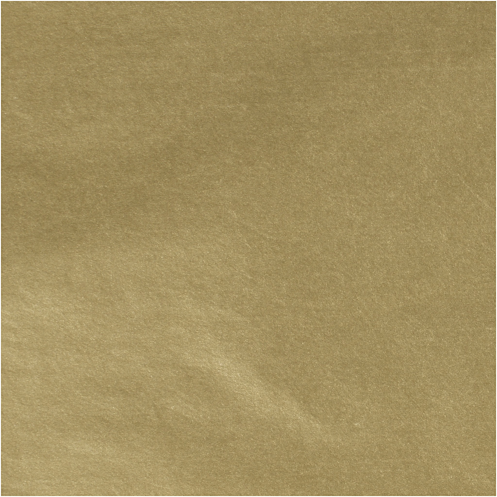 Silkespapper, 50x70 cm, 17 g, guld, 6 ark/ 1 förp.