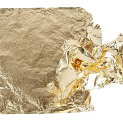 Slagmetall, 16x16 cm, guld, 25 ark/ 1 förp., 0,625 m2