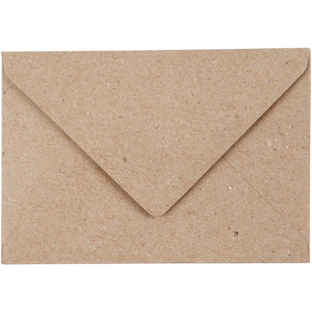 Kvist kuvert, kuvertstl. 7,8x11,5 cm, 120 g, beige, 50 st./ 1 förp.